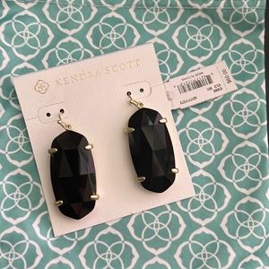 Esme Black & Gold Kendra Scott Earrings NWT